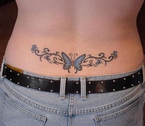 Pictures+7+of+19+-+Lower+Back+Tattoos+Image+Blue+Ink+Butterfly ...