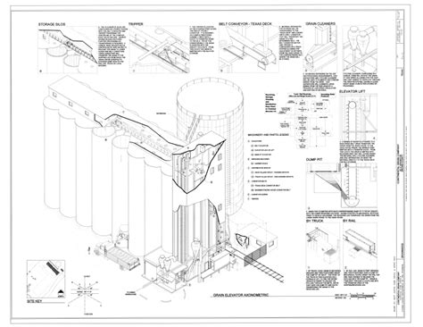 Grain Elevator Drawing at GetDrawings | Free download