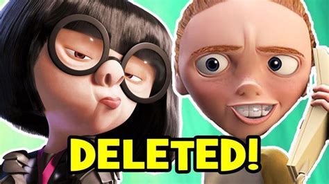 10 Incredibles 2 Characters PIXAR DELETED From The Movie! | Incredibles 2 characters, Pixar, Movies