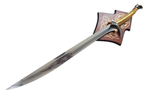 Orcrist - Sword of Thorin Oakenshield with wooden wall - Catawiki