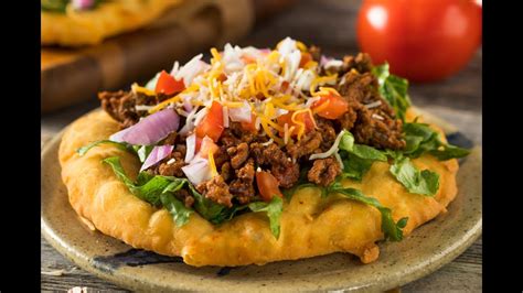 Navajo Tacos Piled High With Hearty Chili and Toppings - Chili Chili