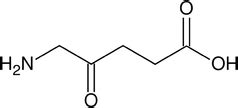 Chemical structure of aminolevulinic acid | Download Scientific Diagram