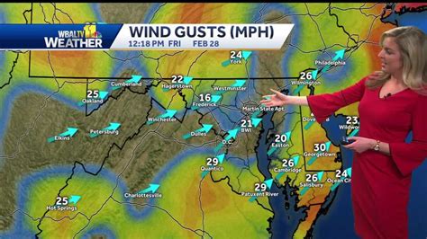 Light breeze, gusts up to 20 mph Friday