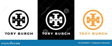 Set of Tory Burch Logo. Popular Clothing Brand. TORY BURCH Famous ...