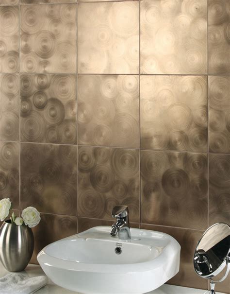 Milled Finish Tile - Metallic Tiles by Evit