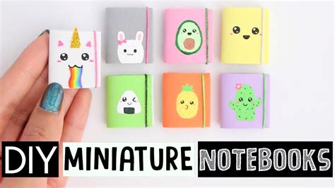 4 DIY MINI NOTEBOOKS - Easy & Cute Designs! - YouTube