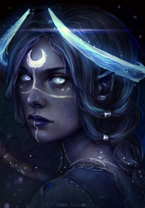 ArtStation - Moon godlike fanart