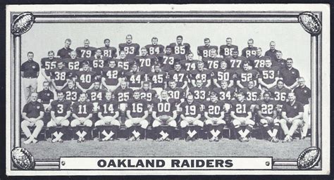 Oakland Raiders – Tales from the AFL