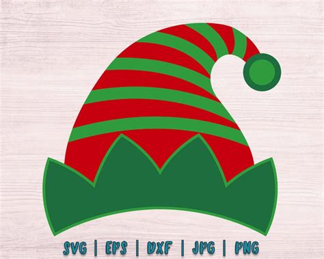 Elf hat svg elf svg christmas svg elf hat clipart elf | Etsy