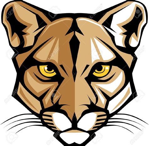 Cougar art, Mascot, Art