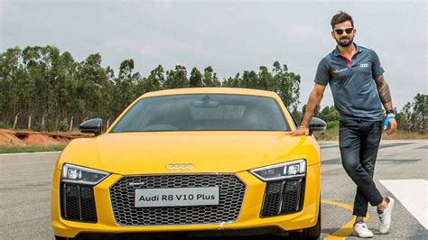 Virat Kohli Launches Audi R8 V10 Plus