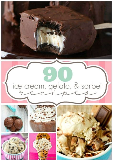 90 Ice Cream, Gelato & Sorbet Recipes | Sorbet recipes, Homemade ice cream, Homemade ice cream ...