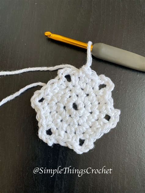 Snowflake Coaster - Simple Things Crochet