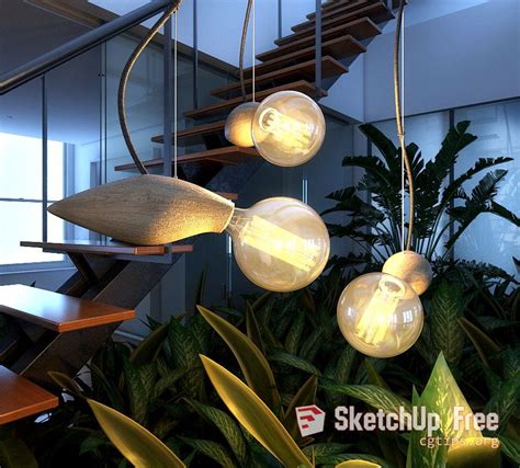 453 Ceiling Light Sketchup Model Free Download Sketchup Free, Sketchup ...