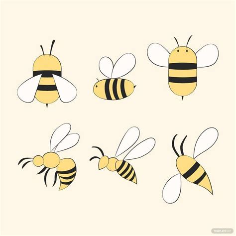 Simple Bee Vector