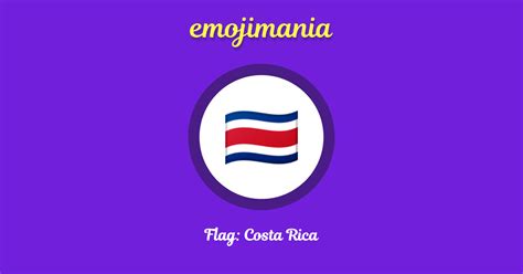 🇨🇷 Flag: Costa Rica emoji Copy & Paste - Emojimania