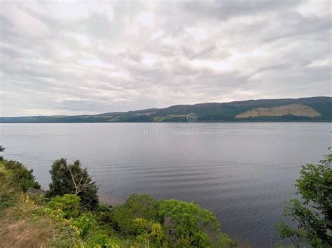 A View of Loch Ness in Scotland Stock Photo - Image of cloudy, water ...