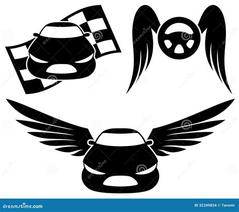 Black car icons. stock vector. Illustration of element - 32349854