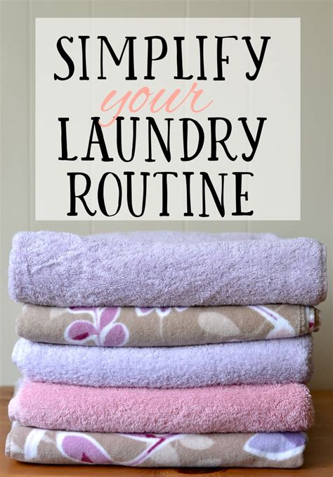 A Simple Way to Keep Up With Laundry | Good in the Simple