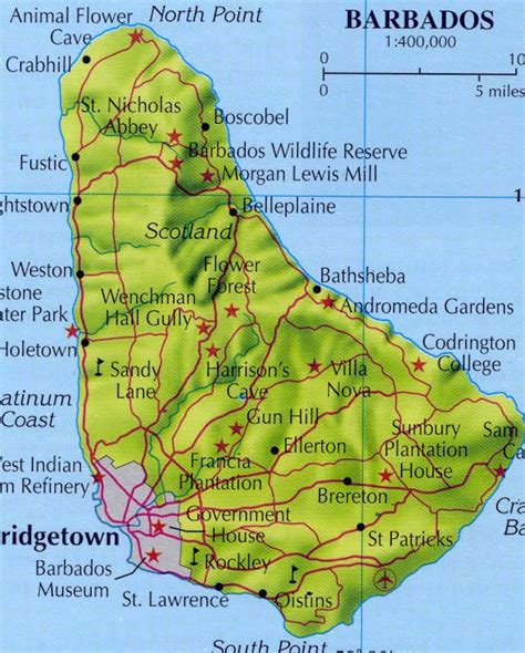 barbados map - Google Search | Wildlife reserve, Boscobel, Barbados