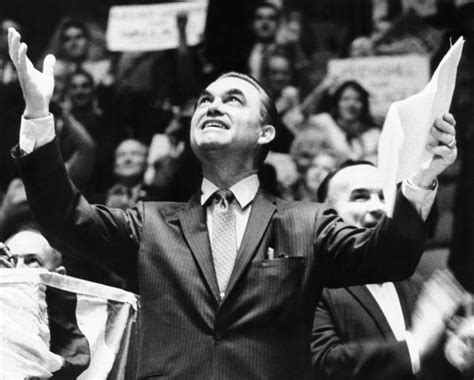 George Wallace Acknowledges The Cheers Of Supporters At Madison Square Garden. His 1968 Right ...