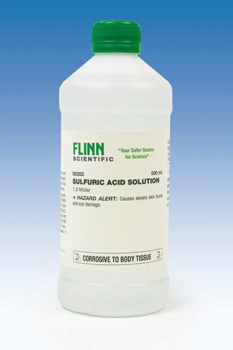 Flinn Chemicals, Sulfuric Acid Solution