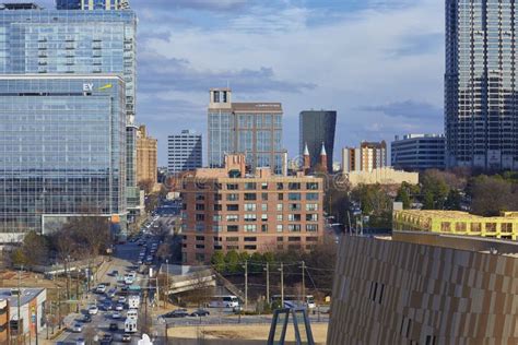 Buildings in Atlanta, Georgia Editorial Image - Image of downtown ...