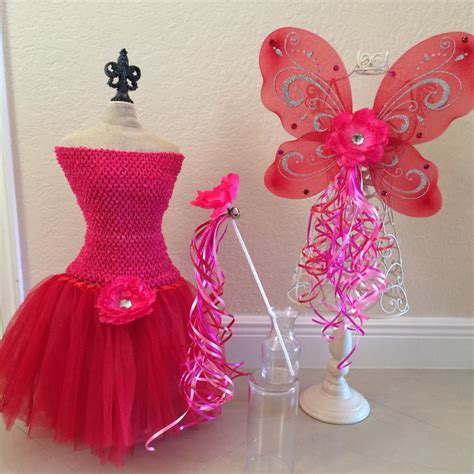 Rosetta Fairy Tinkerbell Bell Costume Fairy Wings by partiesandfun