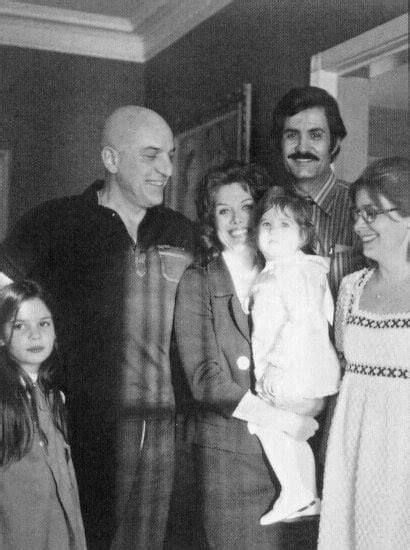 Wow, young John Aniston with family, including daughter Jennifer and her godfather Telly Savalas ...