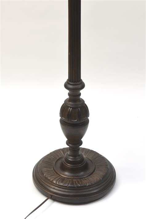 Carved Wood Floor Lamp - Appleton Antique Lighting