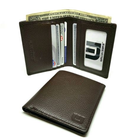 RFID BiFold Wallet in Pebble Leather