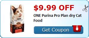 HOT Printable Coupon: $9.99 off ONE Purina Pro Plan dry Cat Food