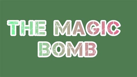 Música - The Magic Bomb - YouTube