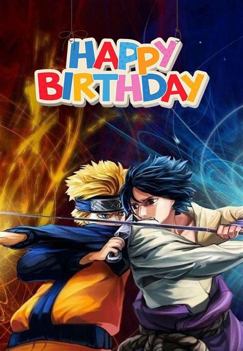 Naruto Birthday Card Printable