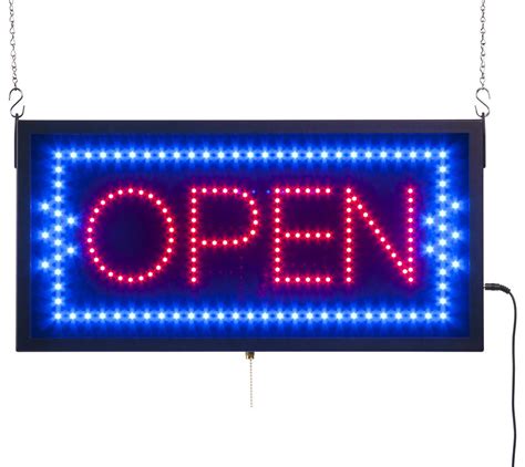 Business & Industrial LED Neon Light Animated Motion OPEN Business Sign ...