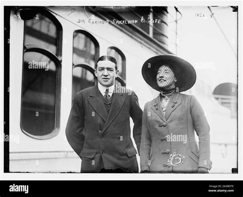 Sir Ernest Shackleton and wife Stock Photo - Alamy