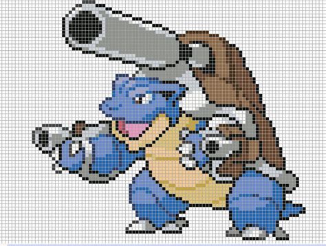 9.1.mega Blastoise by Electryonemoongoddes on DeviantArt Pixel Art ...