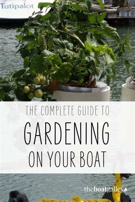 DIY Boat Garden - The Boat Galley | Boat galley, Diy boat, Boat