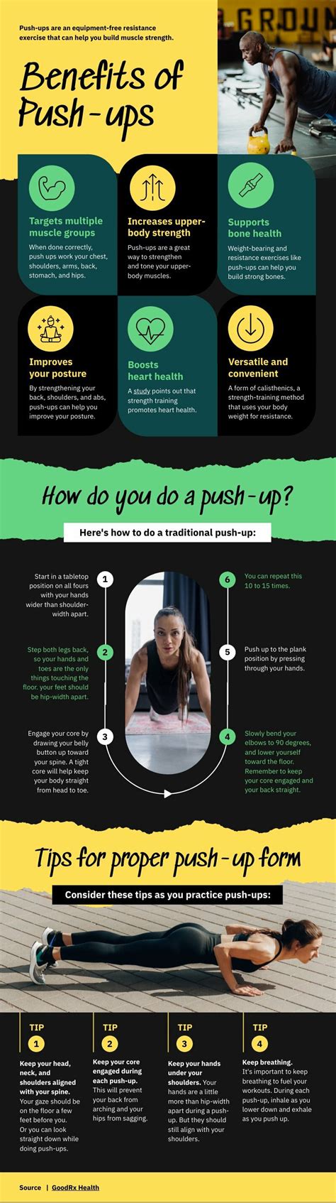 Push Up Benefits - Piktochart