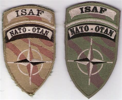 ISAF Nato - Otan Patches