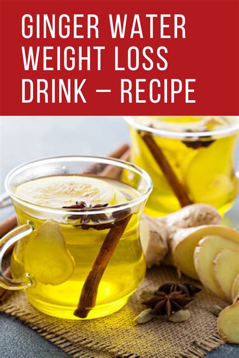 Ginger Water Weight Loss Drink – Recipe