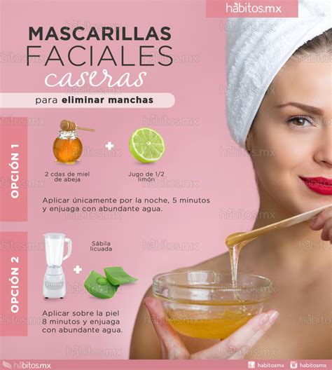 Mascarillas faciales caseras / Elimina manchas – Hábitos Health Coaching