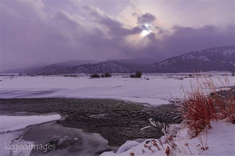 Winter - Lamar River Valley - KC Geo Images