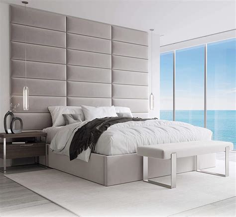 Buy VANT Upholstered Accent Wall Panels - Packs of 4 - Easy to Install ...