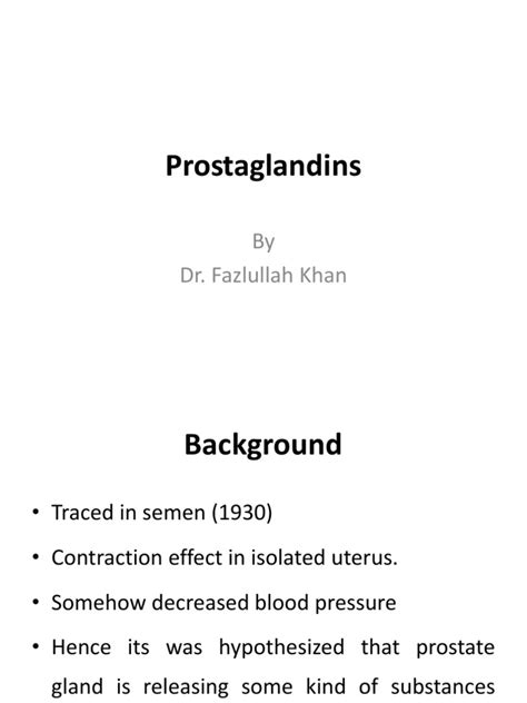 Prostaglandins | PDF | Prostaglandin | Nonsteroidal Anti Inflammatory Drug