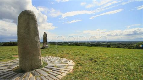 Timelapse Stone Of Destiny On The Hill Of Tara, Ireland Gfthd Stock Footage #7760513 | Pond5 ...