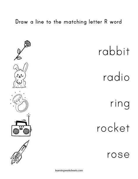 R Words, Letter R, Coloring Pages To Print, Teachers, Free Worksheets ...