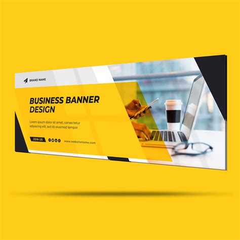 Free Banner Web Mockup PSD Template - Mockup Den