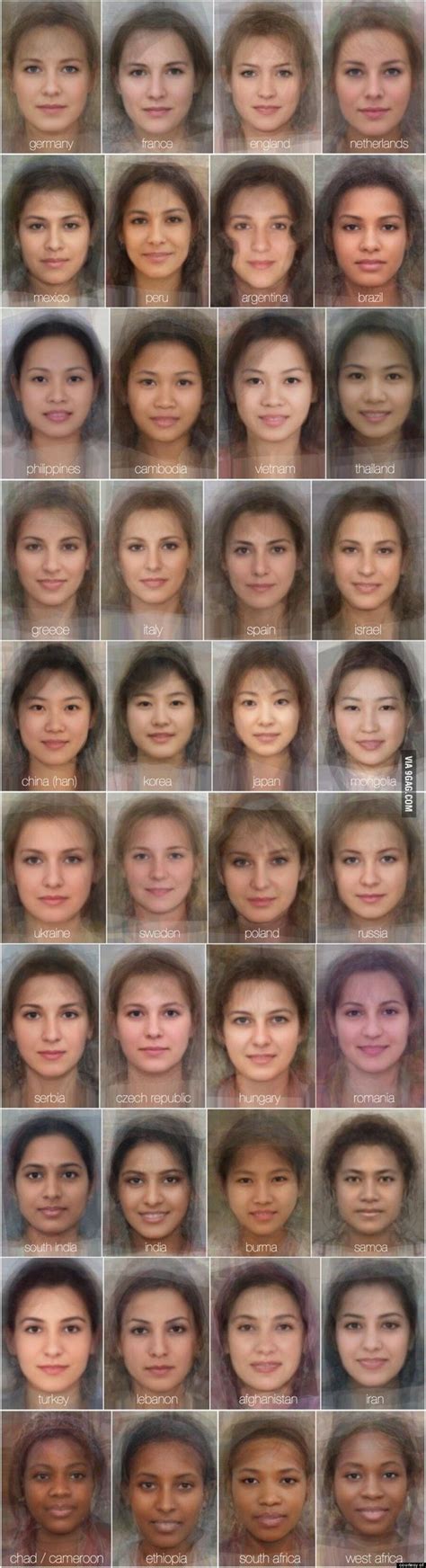 The Average Woman's Face Around The World (PHOTO) | HuffPost Canada Style