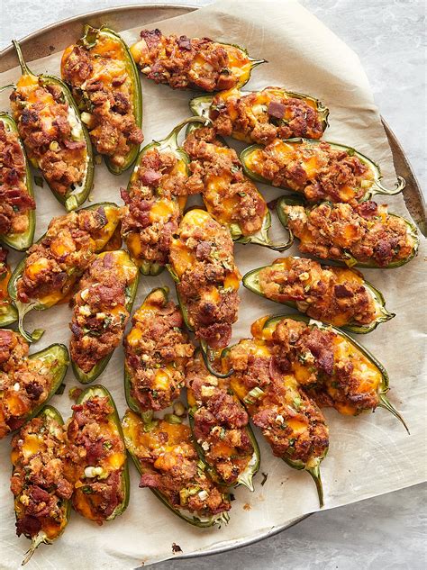 oven baked stuffed jalapenos